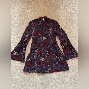 Free People Floral Patterned Tunic